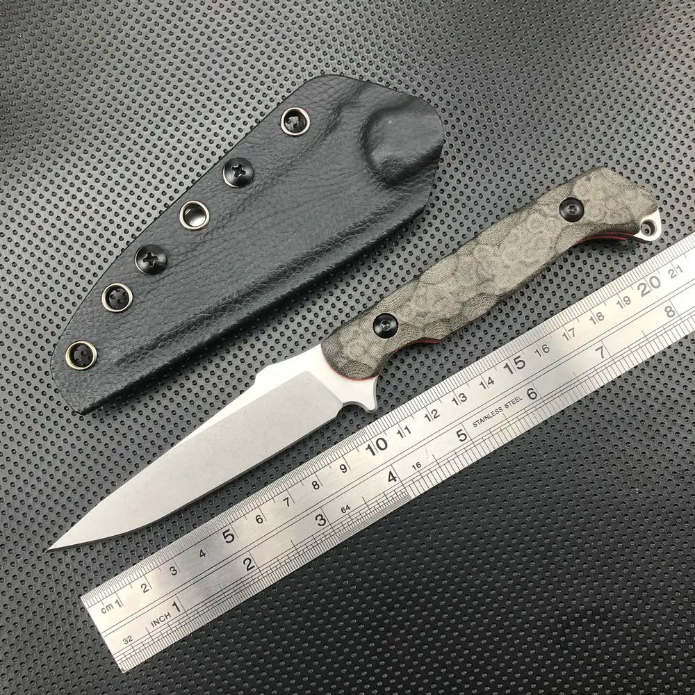 TRSKT D2 Necker Fixed Blade Knife – G10 Handle & Kydex Sheath Fixed Blade Knife Qst D China Mainland