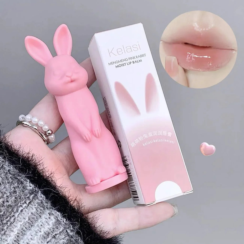 Cute Rabbit Moisturizing Lipstick – 4 Colors | Qme Moisturizing Lipstick Qme pink