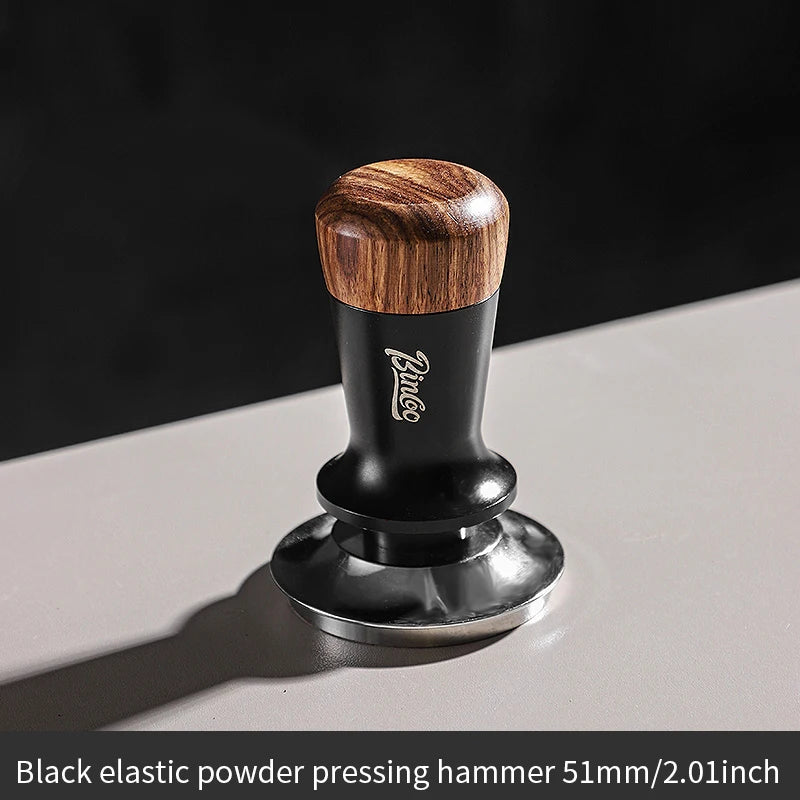 Bincoo Constant-Force Espresso Tamper 51/53/58mm Spring Level Espresso Tamper Qst 51mm Black silver China Mainland