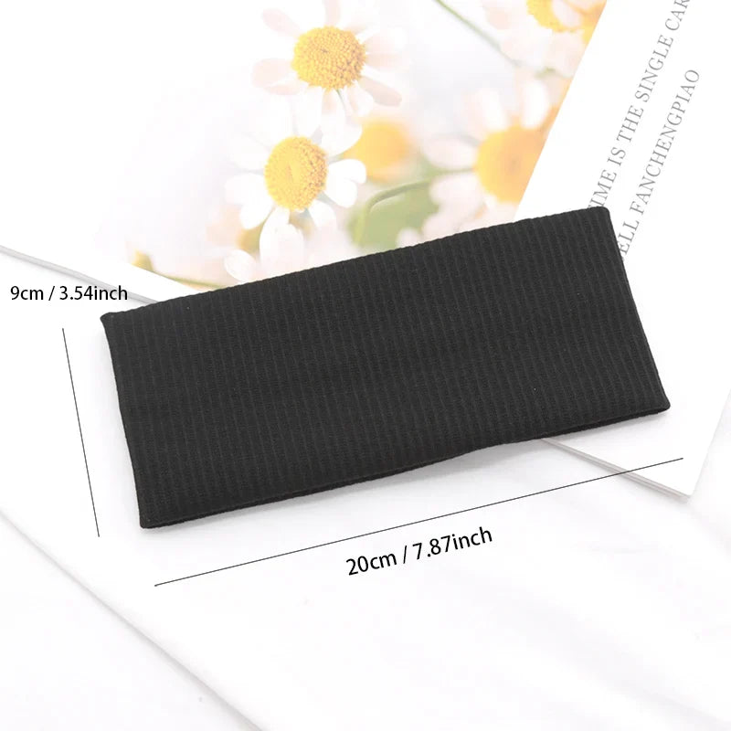 Elastic Knit Headbands for Women – Yoga, Makeup & Wash Knit Headband Qme