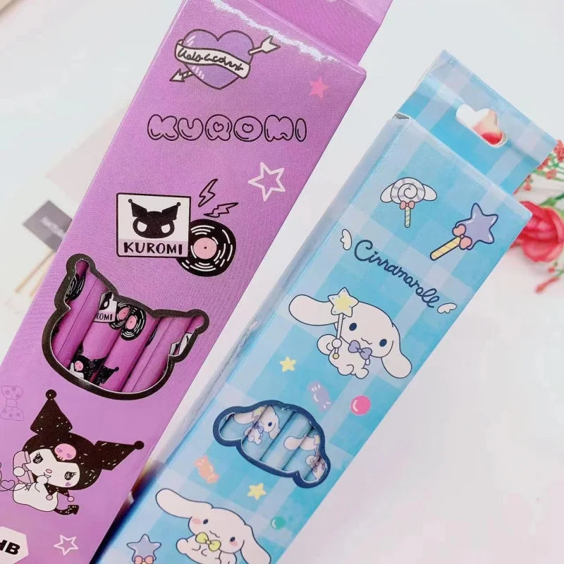 Kuromi Hello Kitty Pencil Case – Cute Cartoon Style, 6 Colors Cartoon Pencil Case Qme