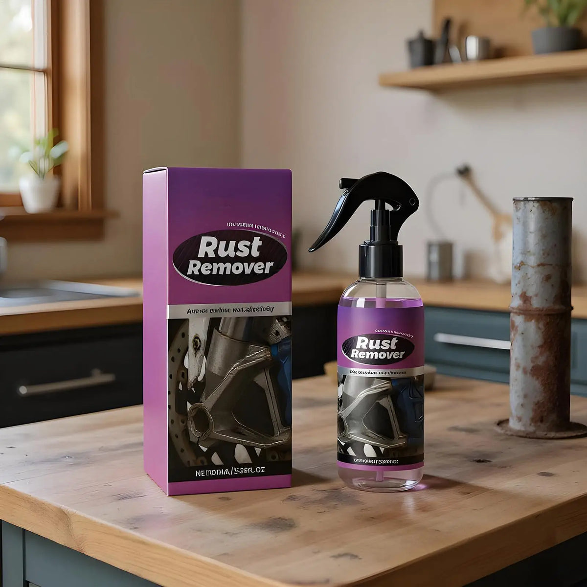 Metal Rust Remover Spray – Iron & Brake Dust Converter 100ml Rust Converter Spray Qme