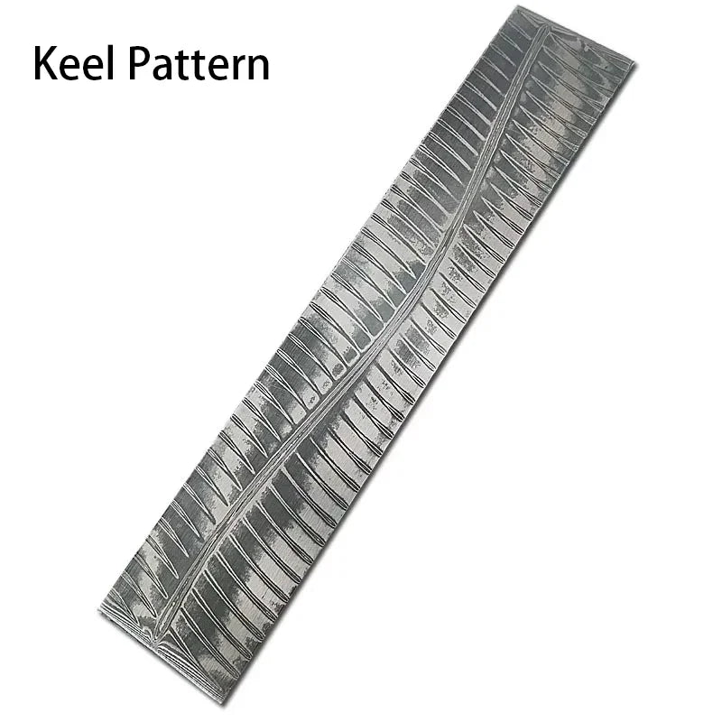 Damascus Steel Knife Billet 200x30x3mm – DIY Blade Making Bar Knife Making Billet Qst Keel 200x30x3mm