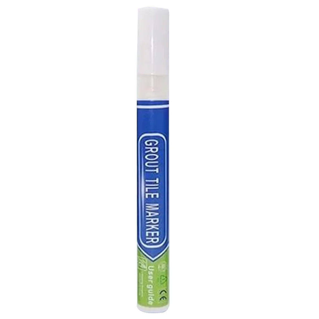 Waterproof Tile Grout Pen | Wall & Floor Seam Marker Grout Repair Pen Qme White