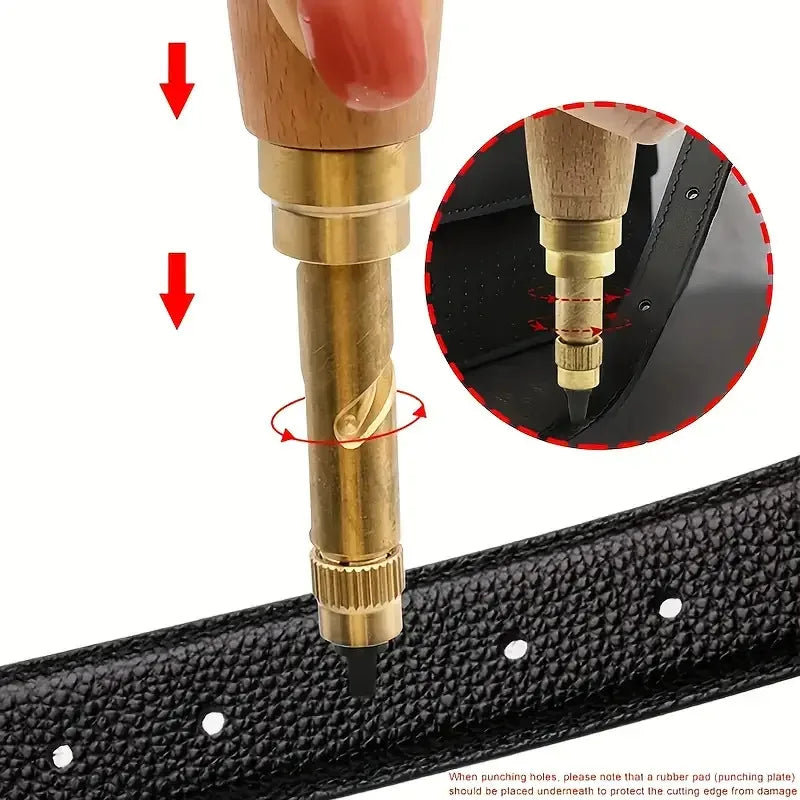 Manual Rotary Punch Tool – Hard Alloy, Interchangeable Tips | Qme Rotary Punch Tool Qme