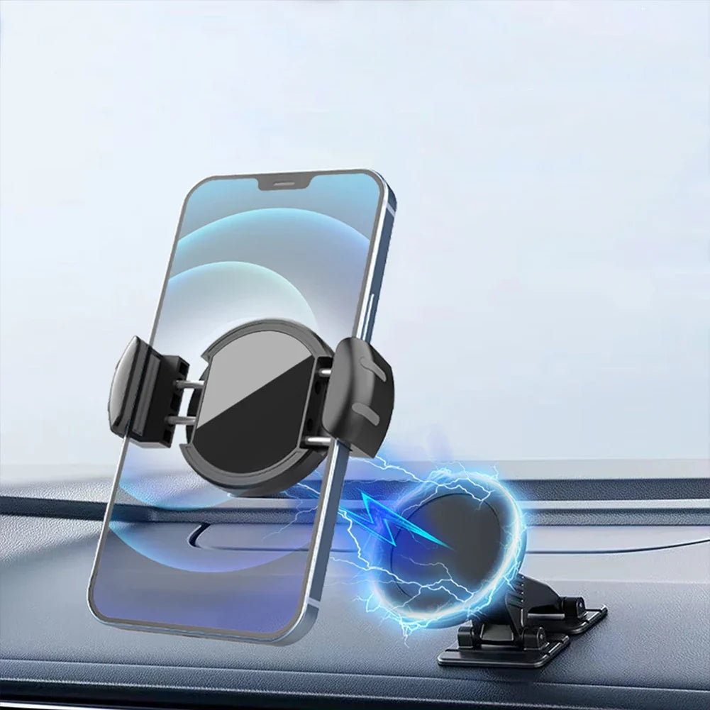 Magnetic Phone Mount – MagSafe Car, Kitchen & Fridge Stand Magnetic Phone Mount Qme