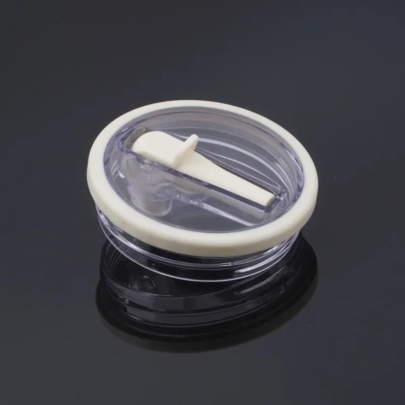 Spill-Proof Replacement Lid for Stanley 40oz | Flip Straw Cover Replacement Cup Lid Qme White