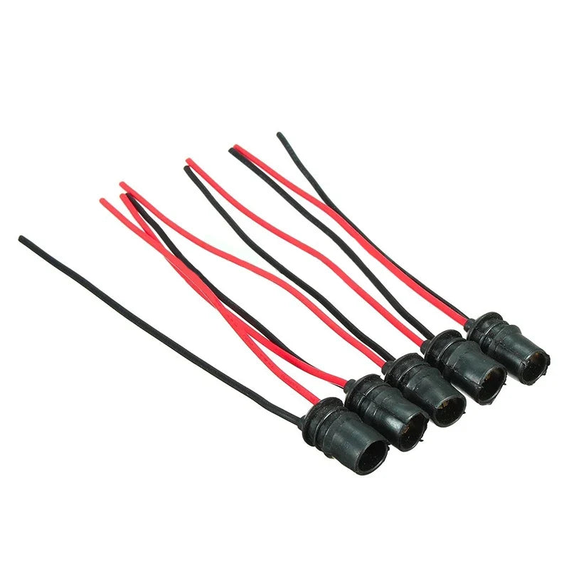 T10 W5W Wedge Bulb Socket Connector Holder LED Extension Car Bulb Socket Holder Qme