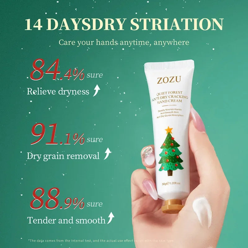 Christmas 5-Piece Hand Cream Gift Set – Travel Moisturizer Hand Cream Gift Set Qme