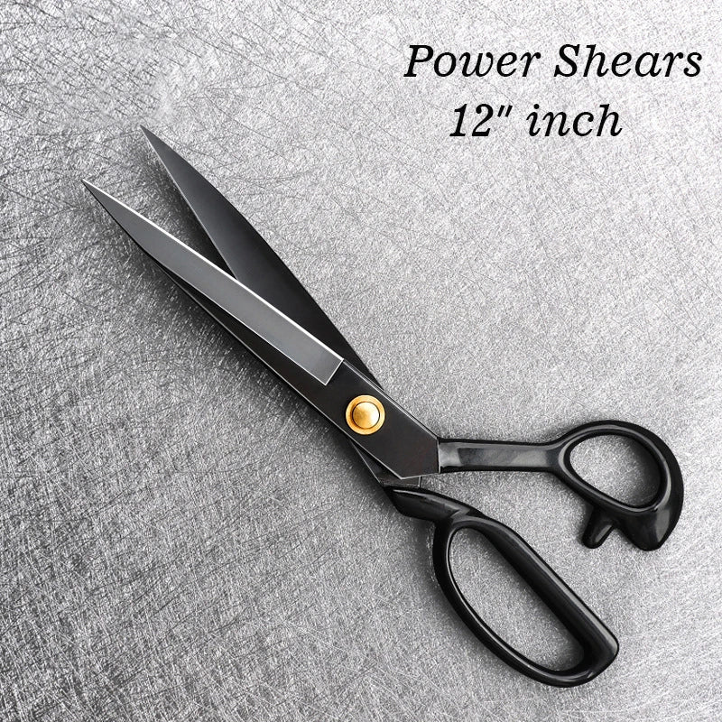 Professional Tailor's Scissors – Sharp Stainless Steel Shears Fabric Cutting Scissors Qst 12inch