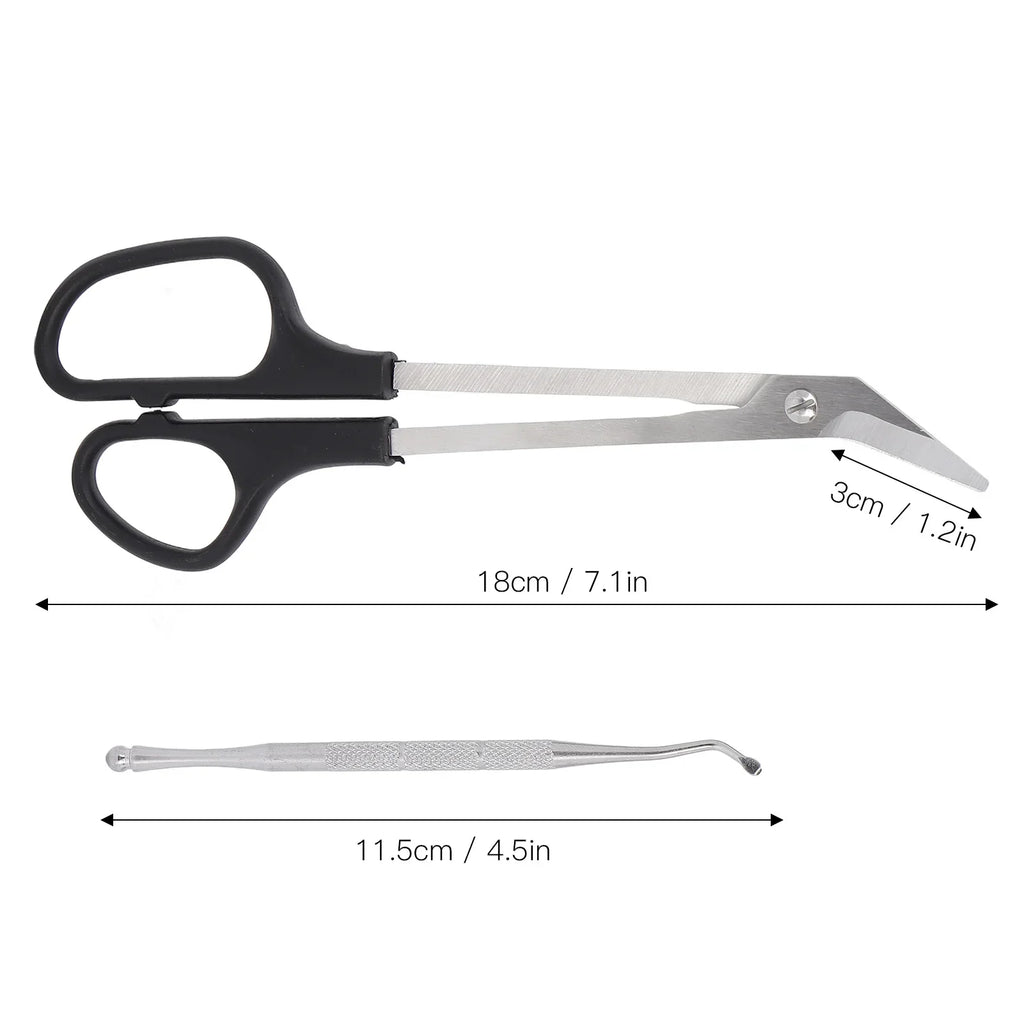 Long Handle Toenail Clippers – Ergonomic Stainless Steel Scissors Toenail Clippers Qme