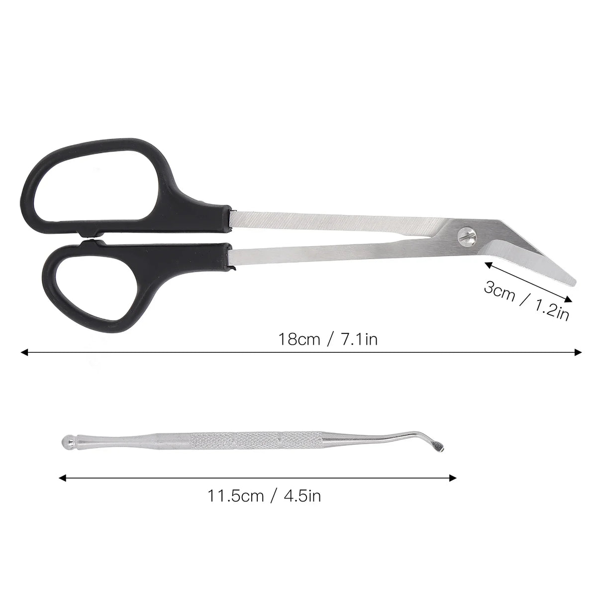 Long Handle Toenail Clippers – Ergonomic Stainless Steel Scissors Toenail Clippers Qme