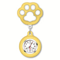 Cat Paw Nurse Watch Brooch – Retractable Silicone Clip Brooch Fob Watch Qme YELLOW