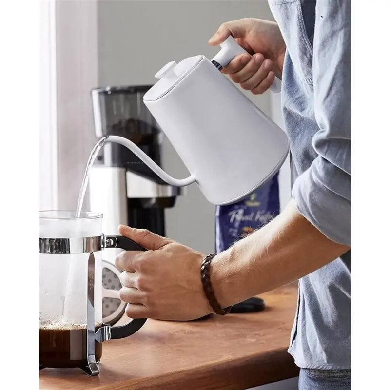Electric Gooseneck Kettle 1L – 1°F Precision Temp Control Electric Gooseneck Kettle Qst