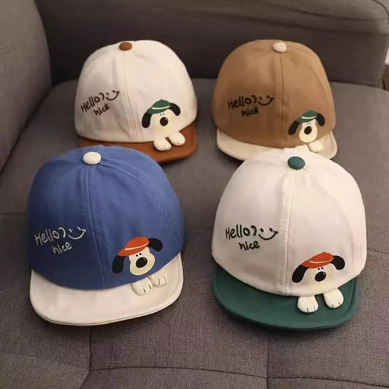 Baby Baseball Cap | Cute Cotton Sunshade Hat for Infants Infant Baseball Cap Qme