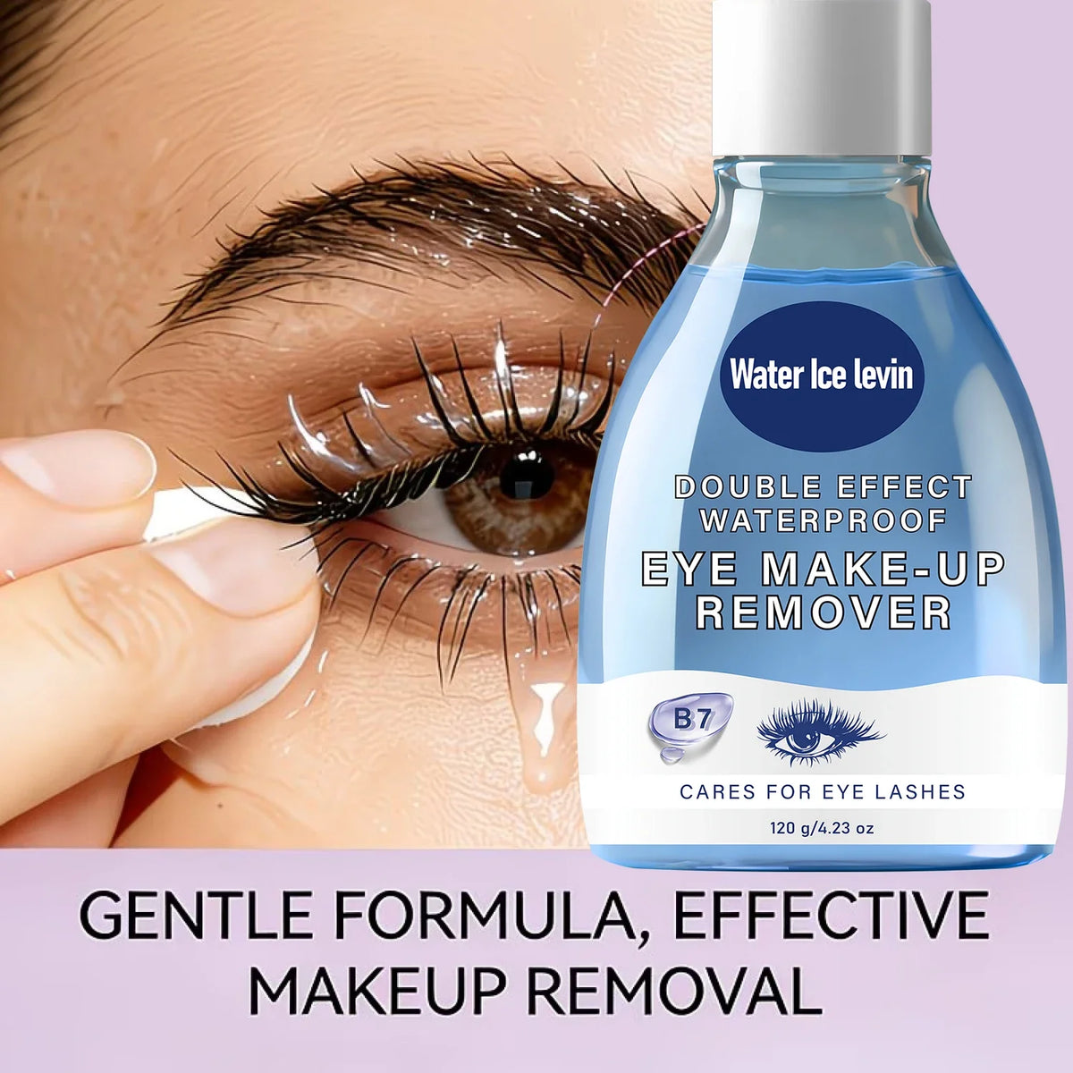 Double Effect Eye Makeup Remover – B7 Collagen, Waterproof Eye Makeup Remover Qme