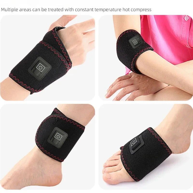 USB Electric Heated Wrist Brace – Carbon Fiber Thumb Support Heated Wrist Brace Qst