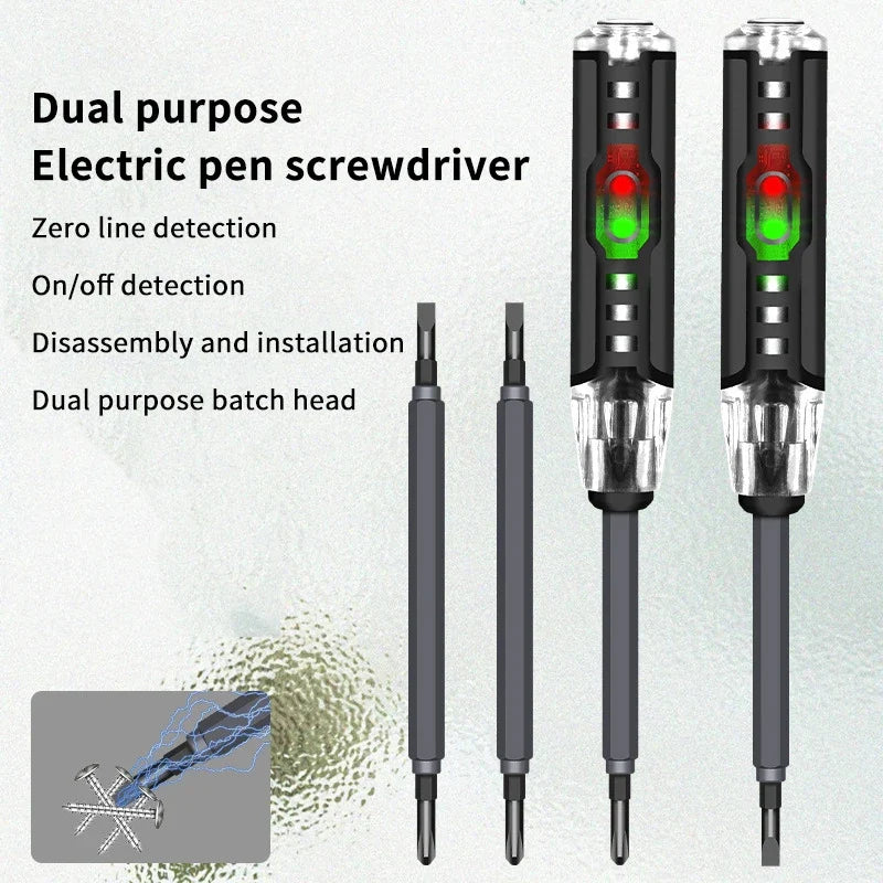 B05 Electric Voltage Tester Screwdriver Pen | Aluminium-Copper Voltage Tester Pen Qme