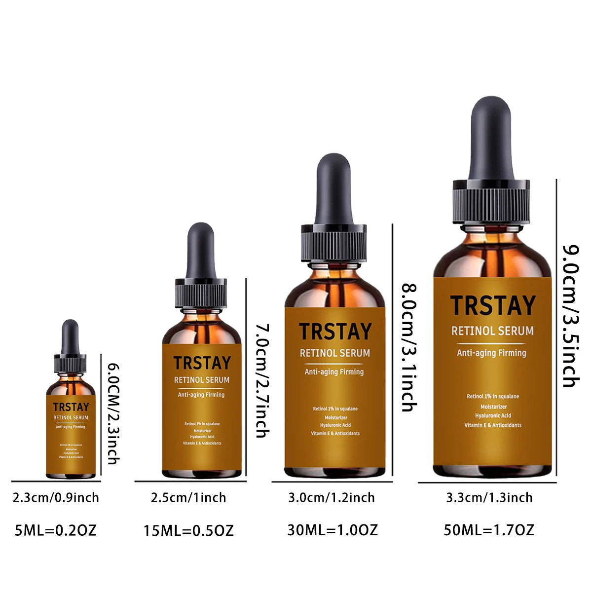 YRFKT Retinol Face Serum – Firming & Moisturizing Anti-Aging Retinol Face Serum Qst