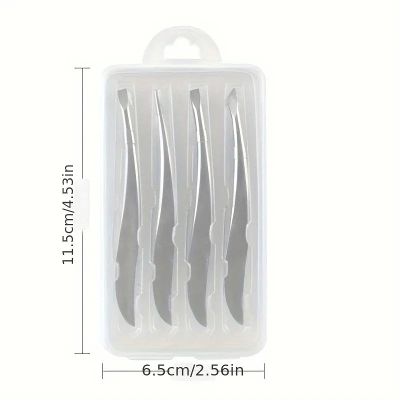 Precision Stainless Steel Tweezers – Eyebrow & Hair Removal Precision Tweezers Qme