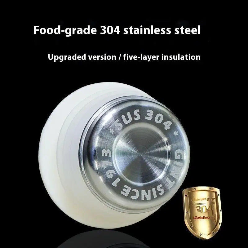 Stainless Steel Thermos Bottle Stopper – Food-Grade Silicone Cap Bottle Stopper Qst