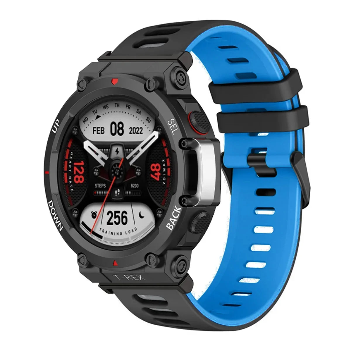 Silicone Sport Watch Band for Amazfit T-Rex 3/2/Pro – 17 Colors Silicone Watch Band Qme BU Amazfit T-Rex 2Ultra