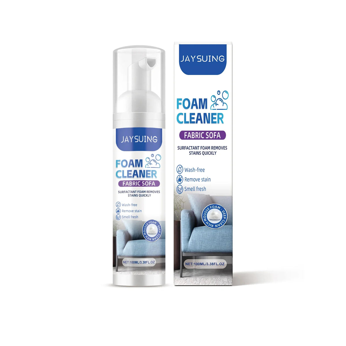 Sofa Foam Cleaner – Remove Stains & Freshen Upholstery Fabric Upholstery Foam Cleaner Qme 100ml Boxed