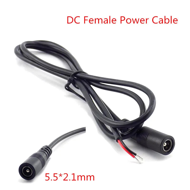 12V DC Male Female Power Extension Cable 1M – 3-Pack DC Power Extension Cable Qme