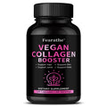 Vegan Collagen Booster – Silica, Hyaluronic Acid, Hair Skin Nails Collagen Supplement Qst 120 count-1 bottle