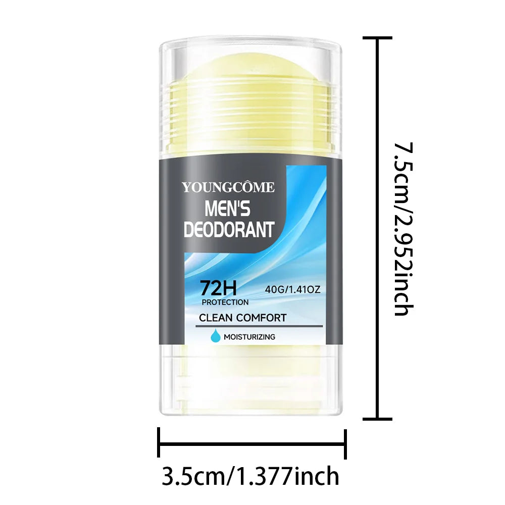 YOUNGCOME 72H Deodorant Stick – Odor Control & Lasting Freshness Deodorant Stick Qst 40G