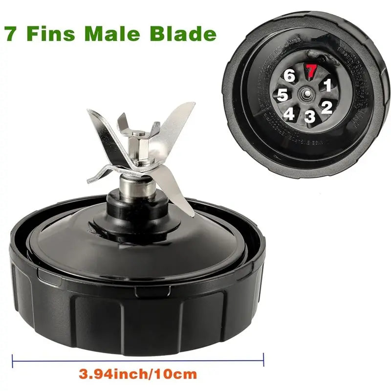 7-Fin Ninja Blender Replacement Blade 2-Pack – BN401 BN751 Blender Replacement Blade Qst