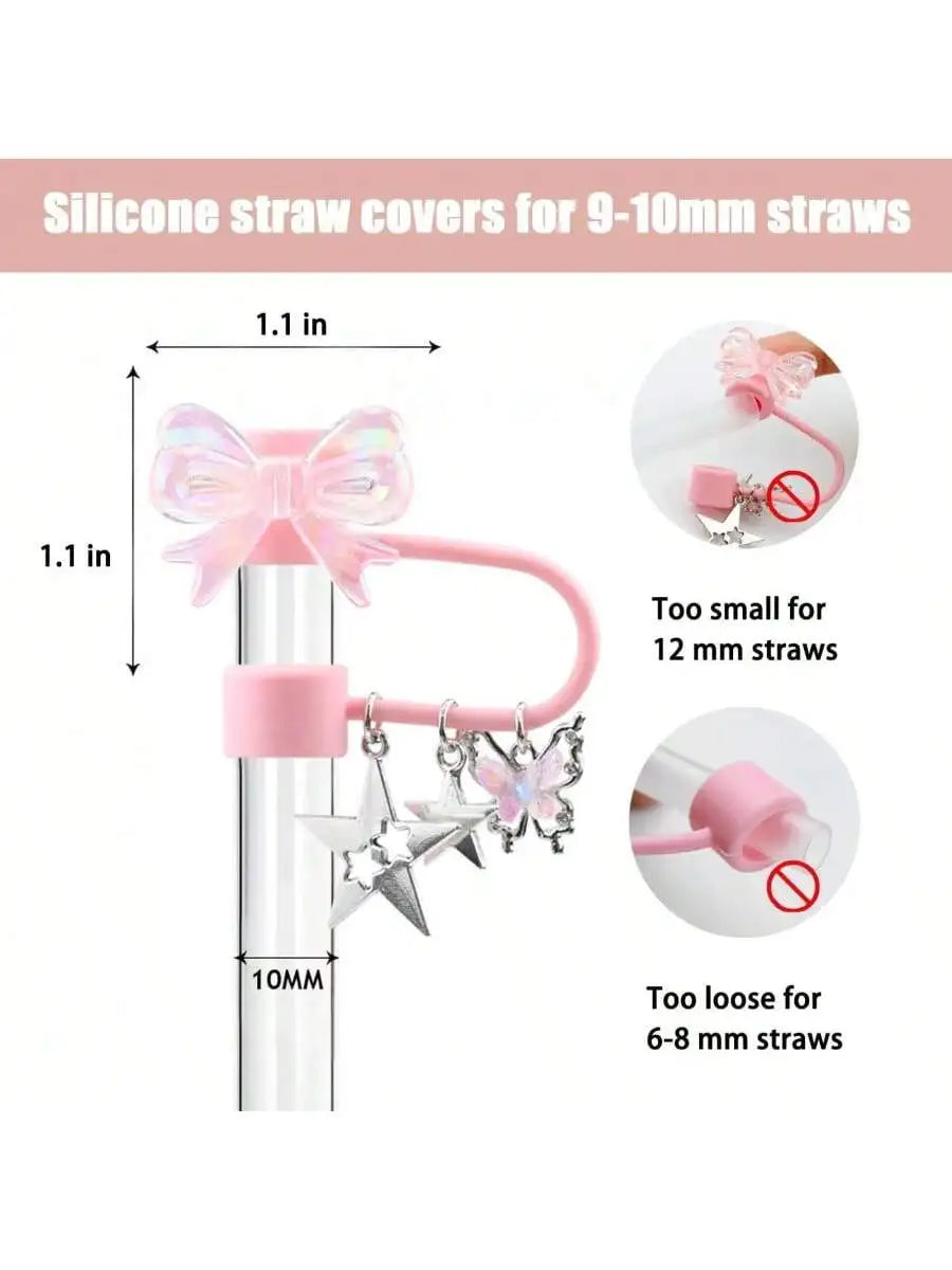 Strawberry Star Straw Lid Dust Cover for Stanley 40oz 30oz Drinkware Lid Cover Qme