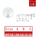 KF10–KF63 Vacuum End Cap | SUS 304 Stainless Steel Fitting Vacuum Pipe Fitting Qme KF10