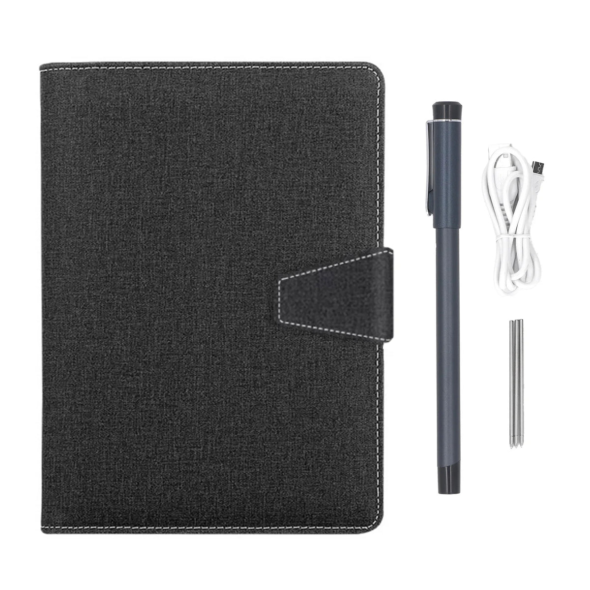 Smart Digital Notebook & Sync Pen – 3-in-1 OCR Writing Set Smart Writing Set Qst black