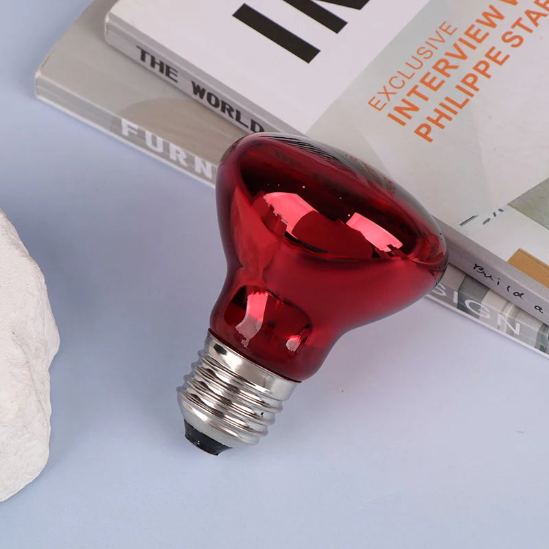 E27 UVA Reptile Heat Bulb 25–100W for Reptiles & Amphibians Reptile Heat Bulb Qst
