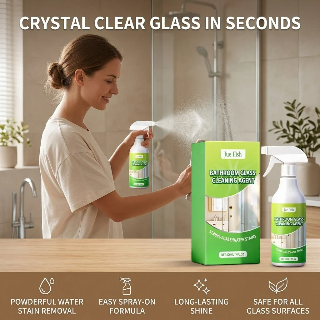 Bathroom Cleaning Spray – Hard Water & Soap Scum Remover | Qme Bathroom Cleaning Spray Qme