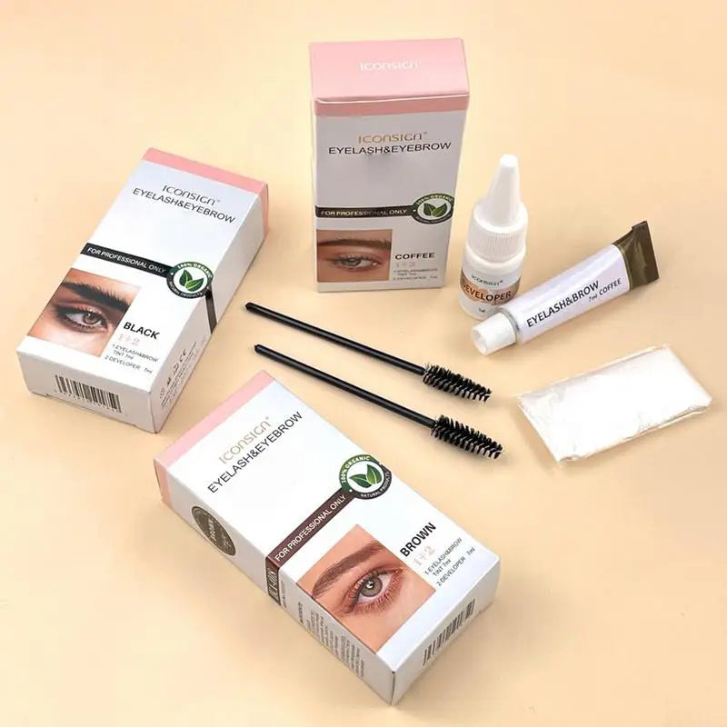 Eyebrow Tinting & Eyelash Dye Gel – Quick Dry Waterproof Eyebrow Tinting Gel Qme
