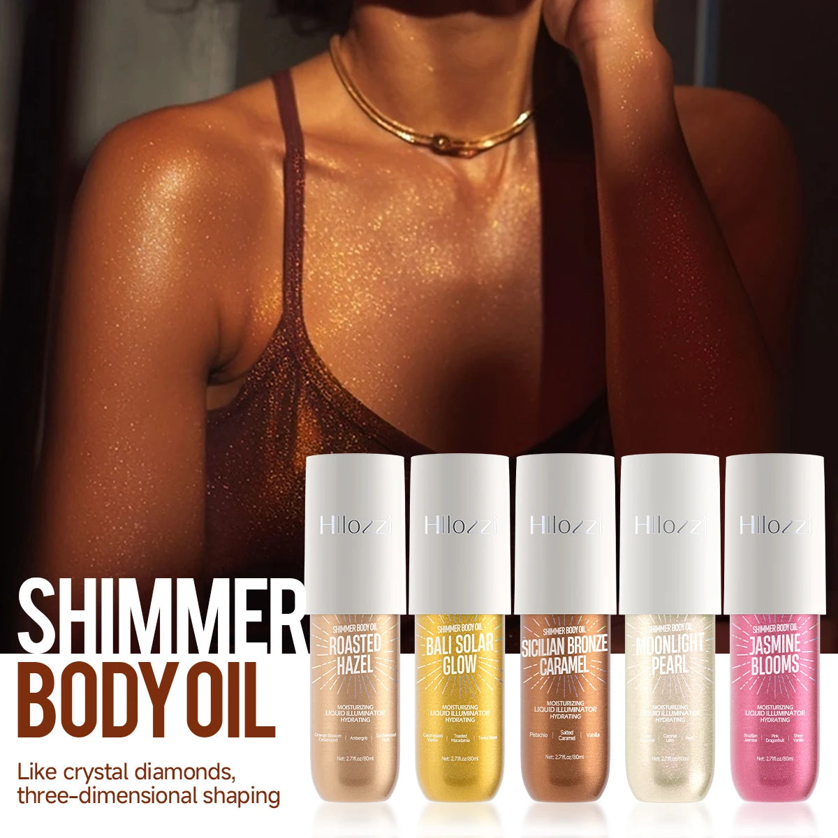 Shimmering Body Highlighter Cream – Long-Lasting Glow Body Highlighter Cream Qst
