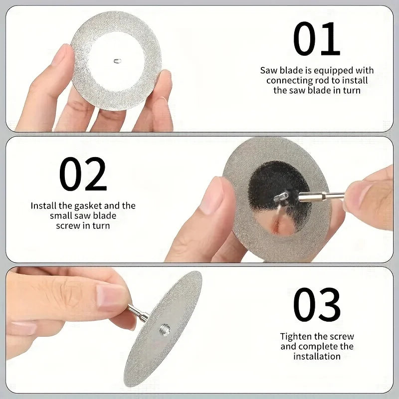 Ultra-Thin Mini Diamond Cutting Disc Wheel for Rotary Drill Diamond Cutting Disc Qme