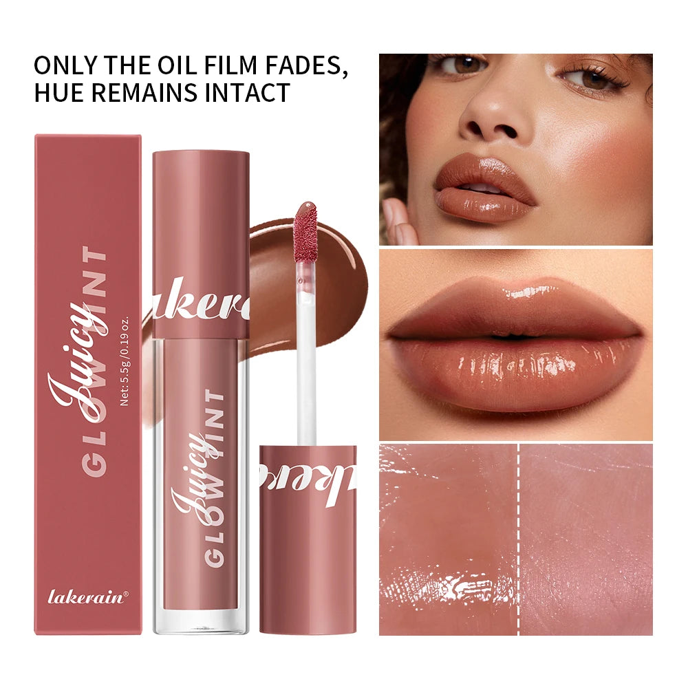 Lakerain Mirror Lip Glaze – Long-Lasting Hydrating Lip Gloss Lip Gloss Qst