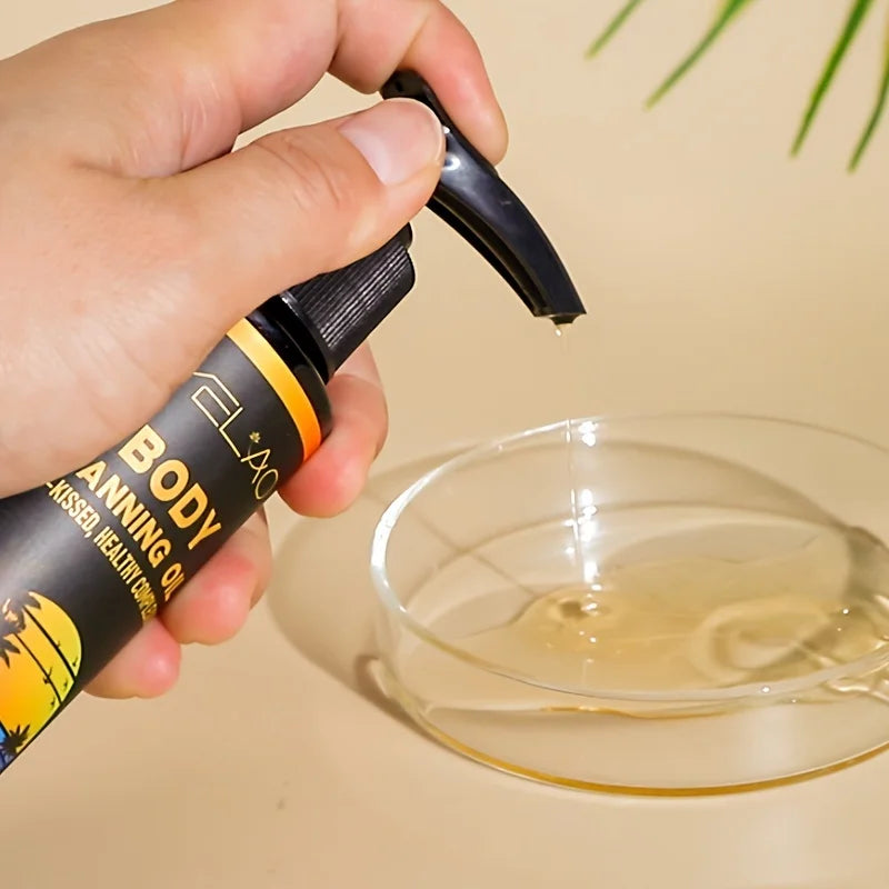 MELAO Tanning Oil – Sun Tan Intensifier with Moisturizing Oils Tanning Oil Qme