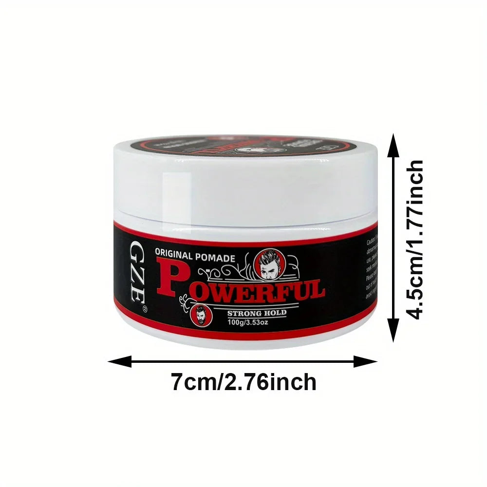 GZE Men's Pomade – Long-Lasting Hold, Shine & Frizz Control Men's Hair Pomade Qme GZE514