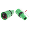 3/8" One-Way Quick Connector for Garden Hose Irrigation Hose Quick Connector Qme 1pc