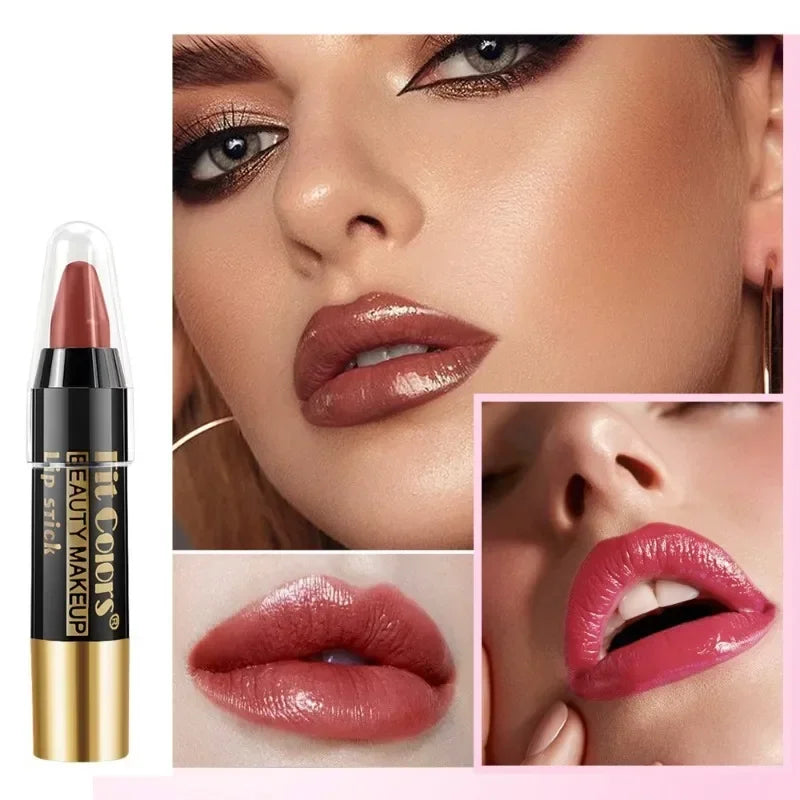 Qme Velvet Matte Tint Crayon Lipstick – Moisturizing, Waterproof Crayon Lipstick Qme