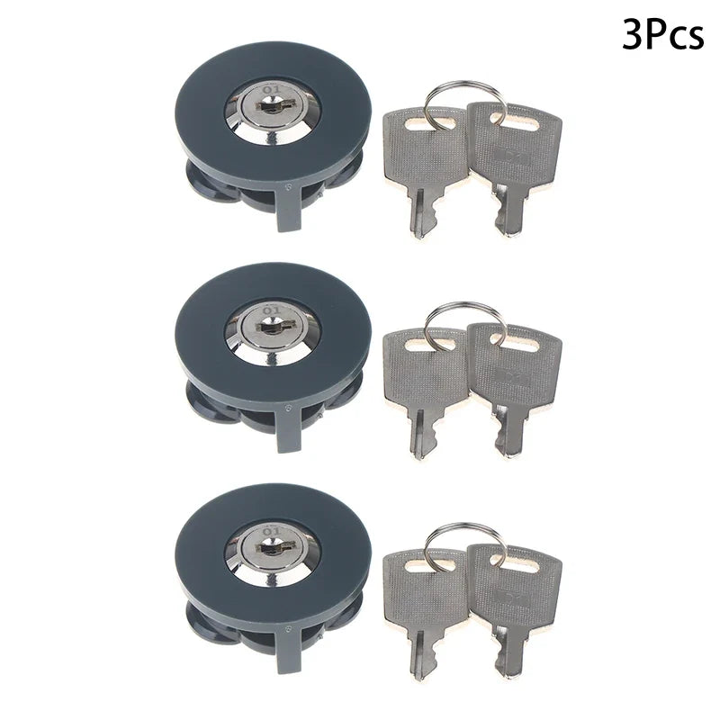 Lockable Socket Cover with Key – Child Safety Outlet Lock Child Safety Lock Qme 3SET
