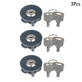 Lockable Socket Cover with Key – Child Safety Outlet Lock Child Safety Lock Qme 3SET