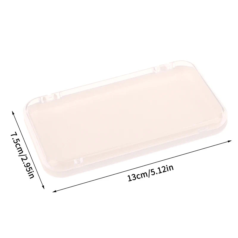 Clear Plastic Press-On Nail Storage Box with Lid | 4 Colors Nail Storage Box Qme