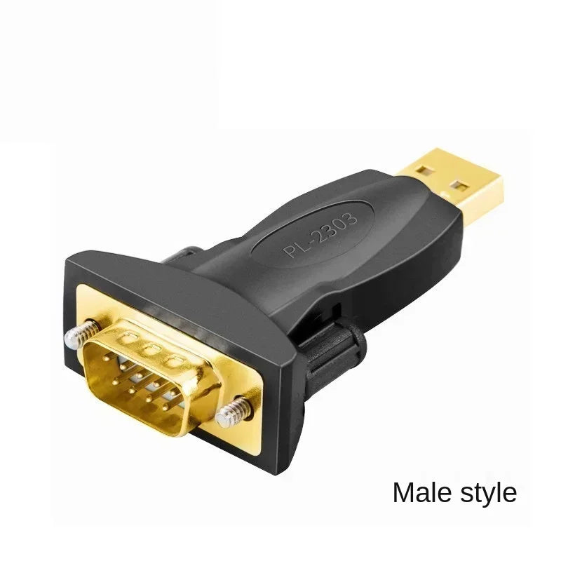 USB to DB9 RS232 Serial Adapter Gold Plated – FTDI PL2303 USB Serial Adapter Qme