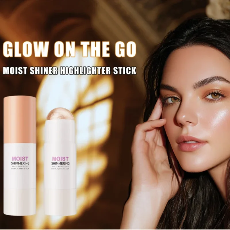 Natural Brightening Highlighter Stick – Face Contour Makeup Highlighter Stick Qme