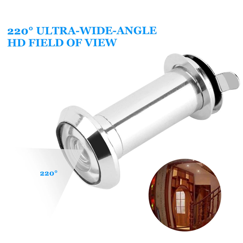 160° Wide Angle Door Viewer with Privacy Cover – Easy Install Door Viewer Qst